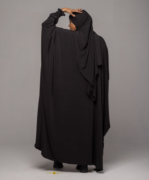 Black Open Kaftan