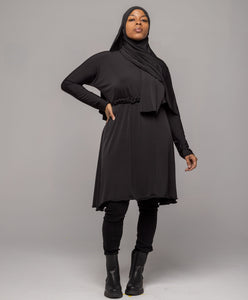 Black Tunic With Belt